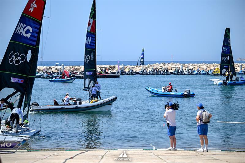 Mariba - 49er - Marseille - Paris2024 Olympic Regatta - July 29, 2024 - photo © World Sailing / Jean-Louis Carli