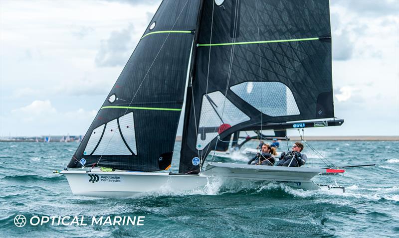49er FX and 49er UK Nationals 2024 at the WPNSA photo copyright Optical Marine / Noah Fitzgerald taken at Weymouth & Portland Sailing Academy and featuring the 49er class
