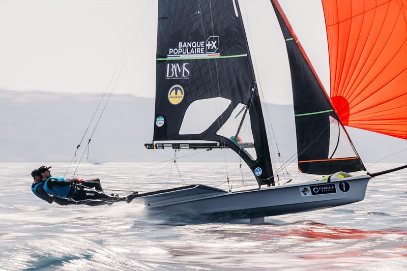 Erwan Fischer & Clement Péquin (FRA), 49er leaders - 54th Trofeo Princesa Sofia Mallorca by FERGUS, Day 4 - photo © Sailing Energy / Trofeo Princesa Sofía