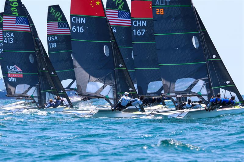2025 Long Beach Olympic Classes Regatta photo copyright Long Beach Yacht Club taken at Long Beach Yacht Club and featuring the 49er class