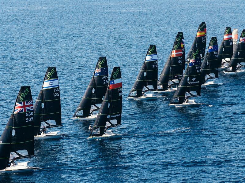 49er, 49erFX, and Nacra 17 Worlds Day 2 - photo © Sailing Energy