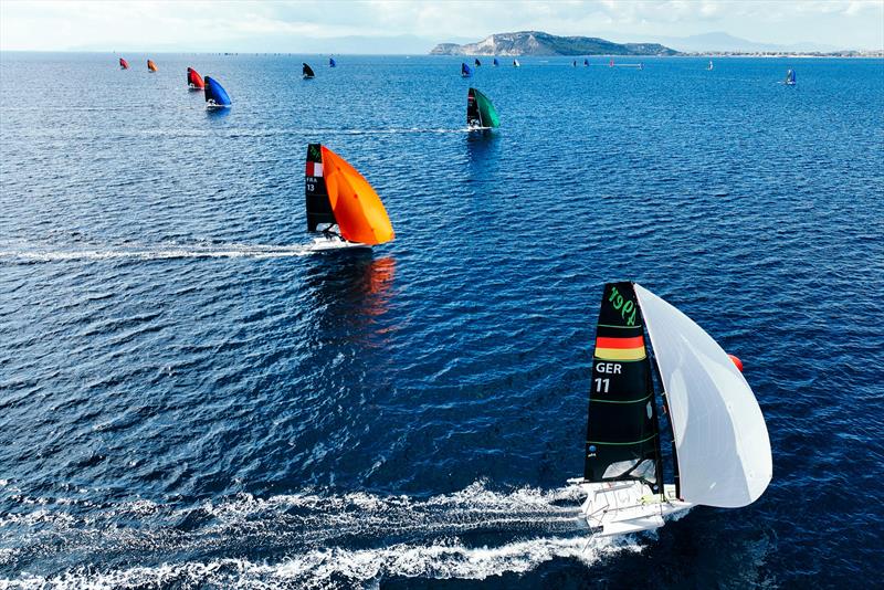 49er, 49erFX, and Nacra 17 Worlds Day 3 - photo © Sailing Energy