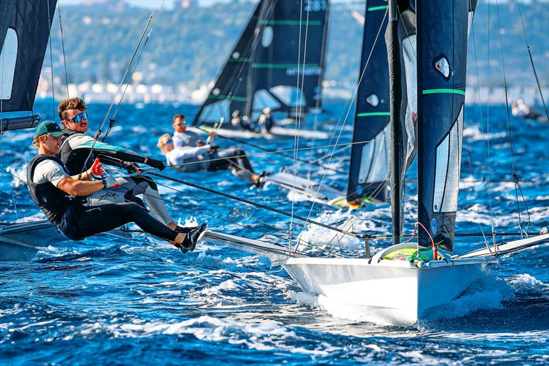 Ferugson and Hilderbrand - 49er, 49erFX and Nacra 17 World Championships photo copyright Sailing Energy taken at  and featuring the 49er class