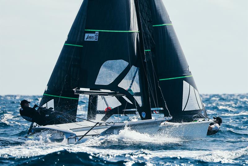 Isaac McHardie William Mckenzie (NZL)  - 49er World Championships - Sardinia - October 2025 photo copyright Sailing Energy taken at Circolo della Vela Sicilia and featuring the 49er class