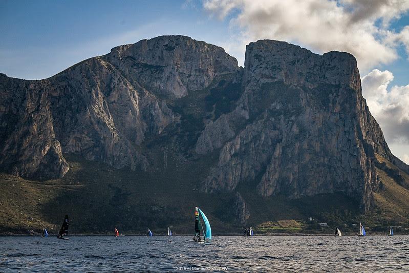 2025 49er & 49erFX Junior Europeans in Sferracavallo, Sicily photo copyright Martina Orsini / FIV taken at Circolo Velico Sferracavallo and featuring the 49er class