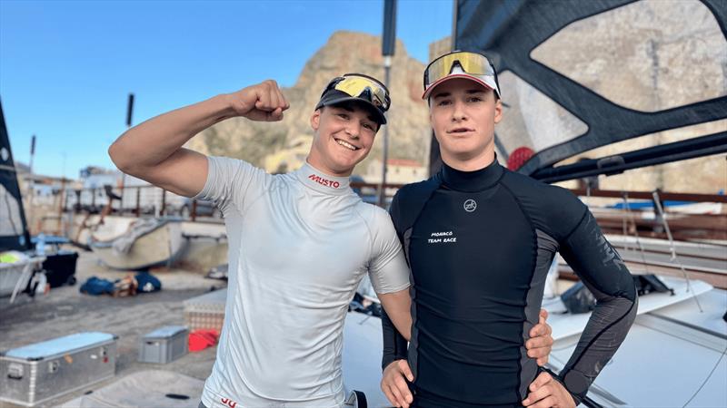 2025 49er, 49erFX, FX Open and Nacra 17 Junior European Championships Day 1 photo copyright 49er and Nacra 17 Sailing taken at Circolo Velico Sferracavallo and featuring the 49er class