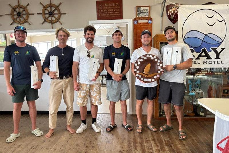49er Australian Nationals at Lake Macquarie photo copyright Lanee Beashel taken at South Lake Macquarie Amateur Sailing Club and featuring the 49er class