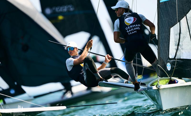 Hamm twins photo copyright Robert Hajduk taken at  and featuring the 49er class