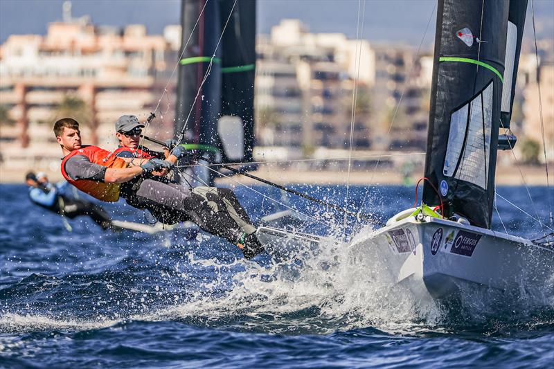 Martin & Jaime Wizner (ESP), 49er - 54th Trofeo Princesa Sofía Mallorca photo copyright Sailing Energy / Trofeo Princesa Sofía Mallorca taken at Real Club Náutico de Palma and featuring the 49er class