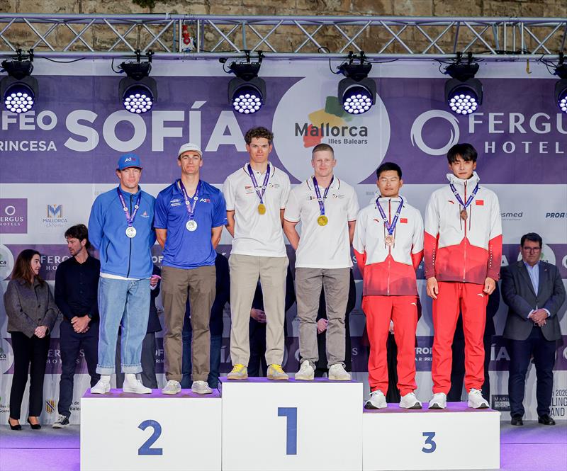 49er Podium - 55th Trofeo Princesa Sofia Mallorca by FERGUS Hotels Prize Giving - photo © Sailing Energy / Princesa Sofía Mallorca