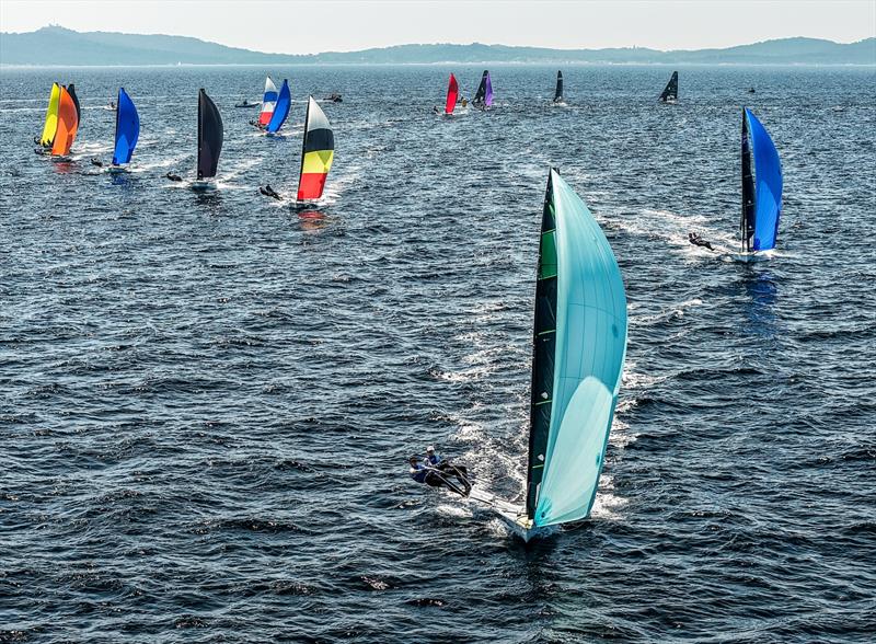 57th French Olympic Week in Hyères - Day 2 photo copyright Sailing Energy / French Olympic Week Hyères - TPM taken at COYCH Hyeres and featuring the 49er class