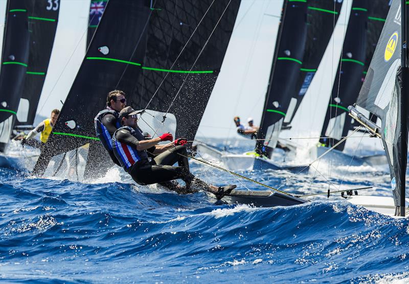 57th French Olympic Week in Hyères - Day 4 photo copyright Sailing Energy / French Olympic Week Hyères - TPM taken at COYCH Hyeres and featuring the 49er class
