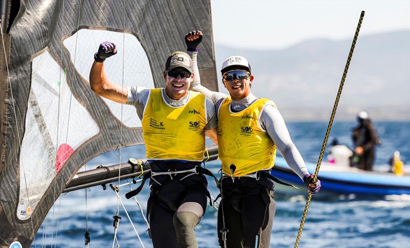 Zaiding Wen & Tian Liu (CHN) - 57th French Olympic Week in Hyères - day 6 - photo © Sailing Energy / French Olympic Week Hyères - TPM