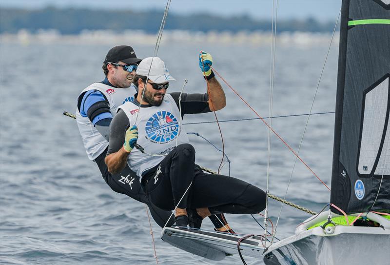 Harry Price, Max Paul (AUS) - 2026 49er Worlds at Quiberon -  Day 5 - May 16, 2026 - photo © Sailing Energy