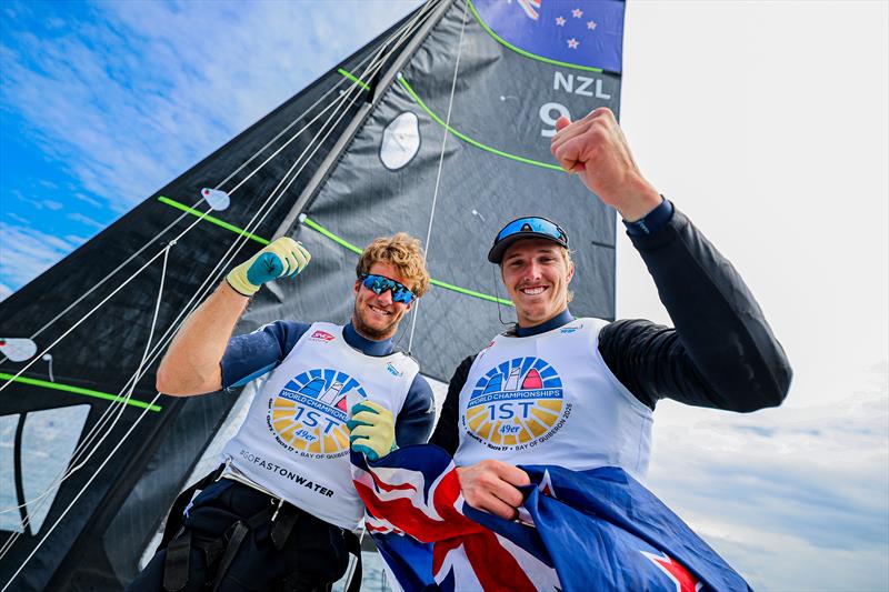 Seb Menzies/George Lee Rush (NZL) - 2026 49er Worlds at Quiberon -  Day 6 - May 17, 2026 - photo © Sailing Energy