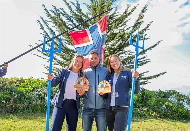New 49erFX World Champions Pia Dahl Andersen and Nora Edland photo copyright Sailing Energy / 49er and Nacra Class taken at Institut National du Nautisme and featuring the 49er class