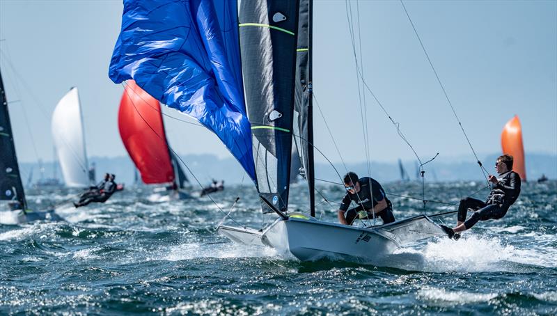 Seb Menzies and George Lee Rush (NZL)  - 49er, 49er Fx and Nacra 17 Europeans Championships Day 2 - Eckernförde, Germany - July 8, 2026 - photo © 49er and Nacra 17 Sailing
