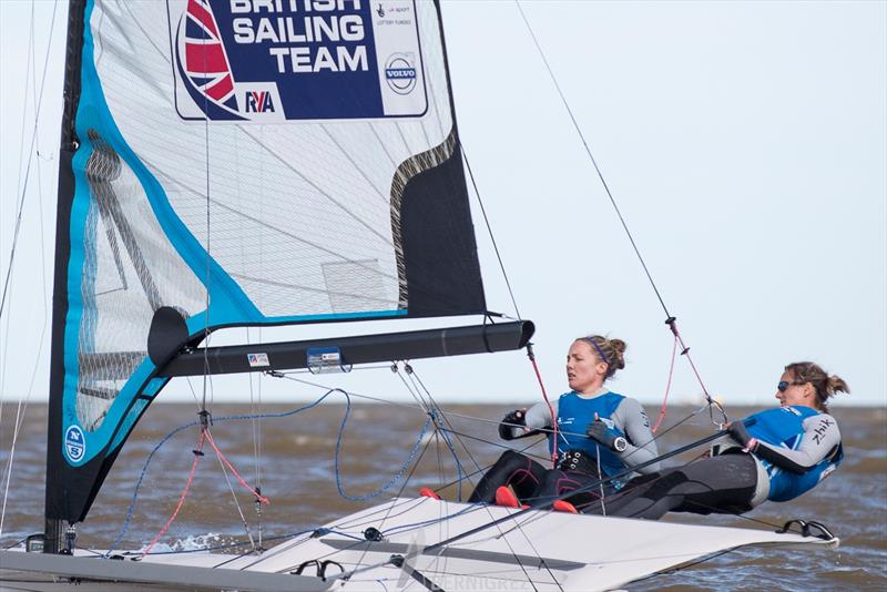 Dobson & Ainsworth during the 49er South American Championship - photo © Bernardita Grez