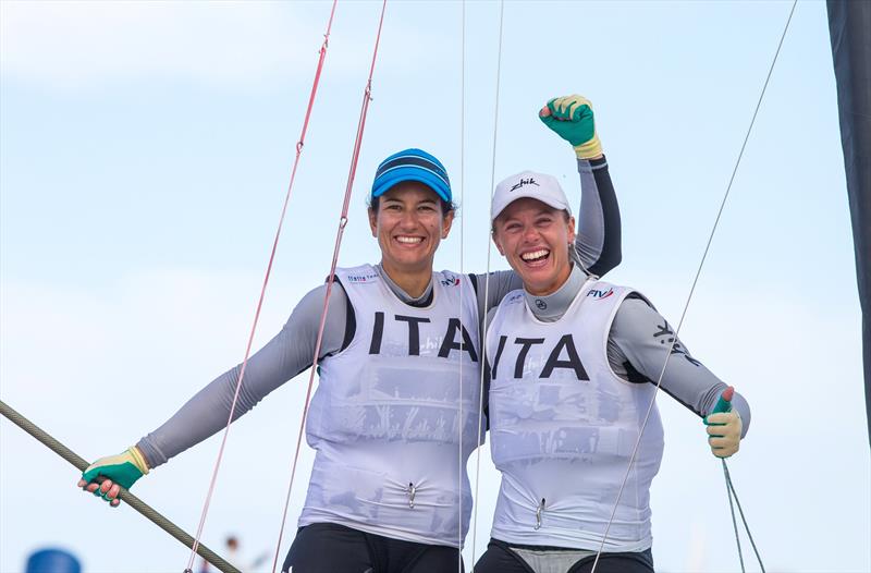 Giulia Conti and Francesca Clapcich win the 49erFX World Championship - photo © Matias Capizzano / www.capizzano.com