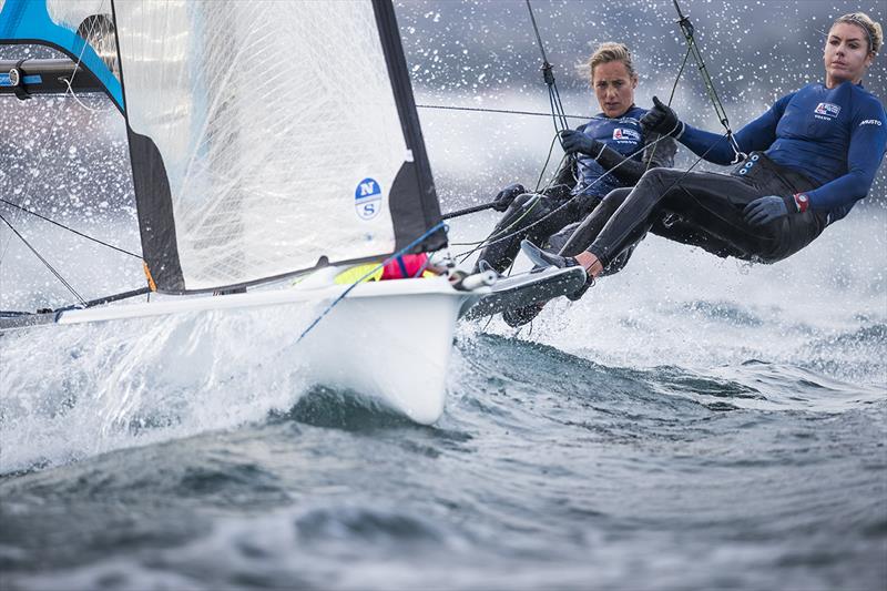 Charlotte Dobson and Saskia Tidey, 49er FX photo copyright Lloyd Images taken at Real Club Náutico de Palma and featuring the 49er FX class