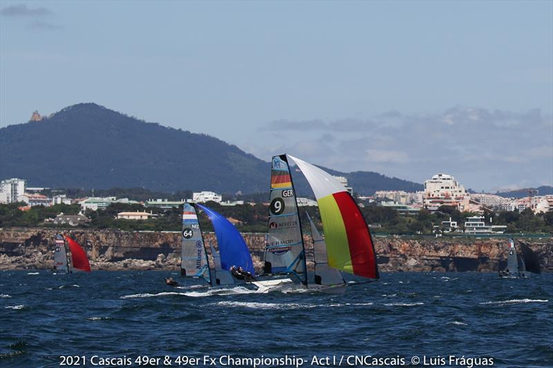 Cascais 49er & 49erFx Championship day 3 - photo © Luis Fráguas