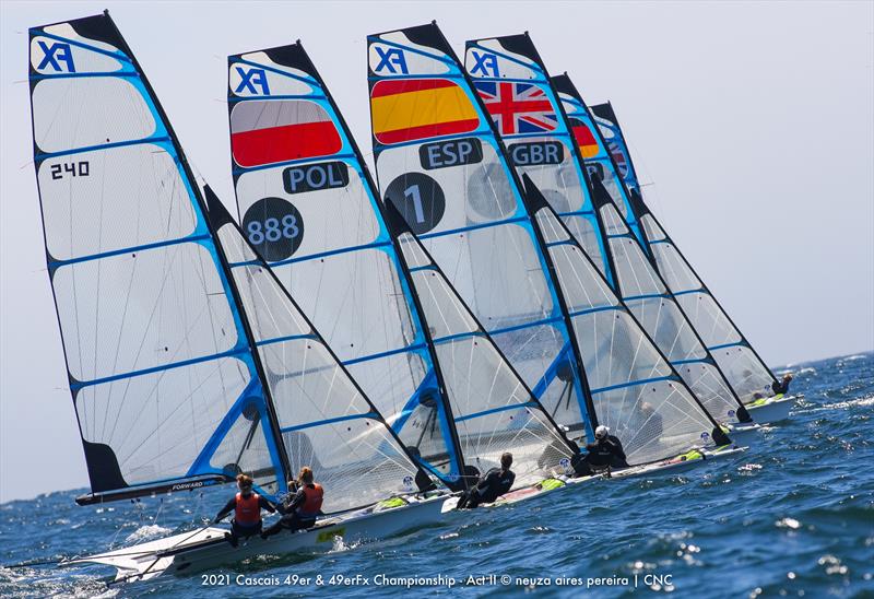 Cascais 49er & 49erFx Championship ACT II day 3 - photo © Neuza Aires Pereira