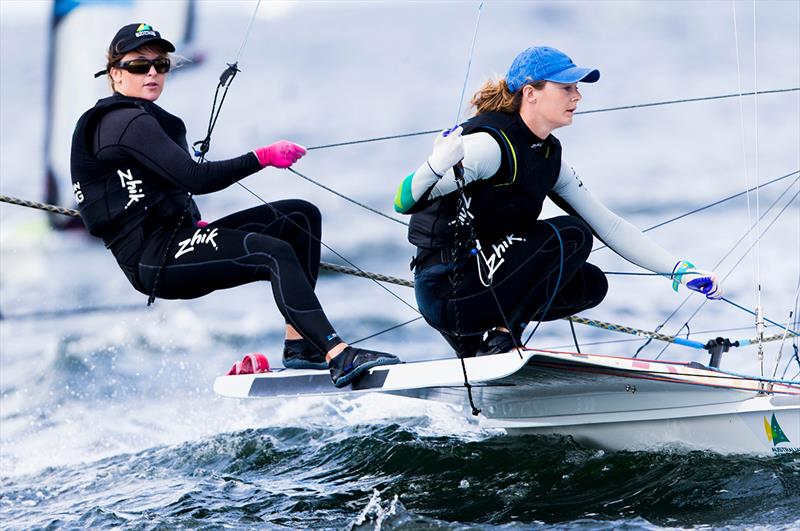 Amelia Stabback and Ella Clark - photo © Pedro Martinez / Sailing Energy