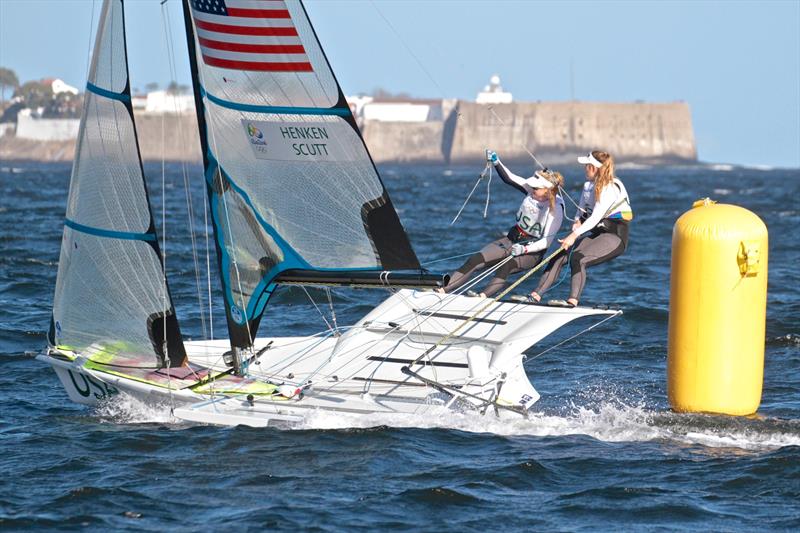 The 49erFX was another product of the move to introduce new and more challenging Olympic classes for wormen photo copyright Richard Gladwell taken at Iate Clube do Rio de Janeiro and featuring the 49er FX class