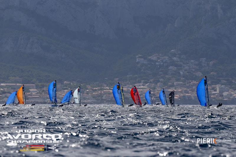 2018 49er, 49erFX & Nacra 17 Junior World Championships photo copyright Pierick Jeannoutot taken at  and featuring the 49er FX class