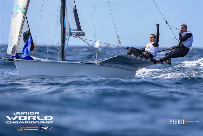 2018 49er, 49erFX & Nacra 17 Junior World Championships - photo © Pierick Jeannoutot