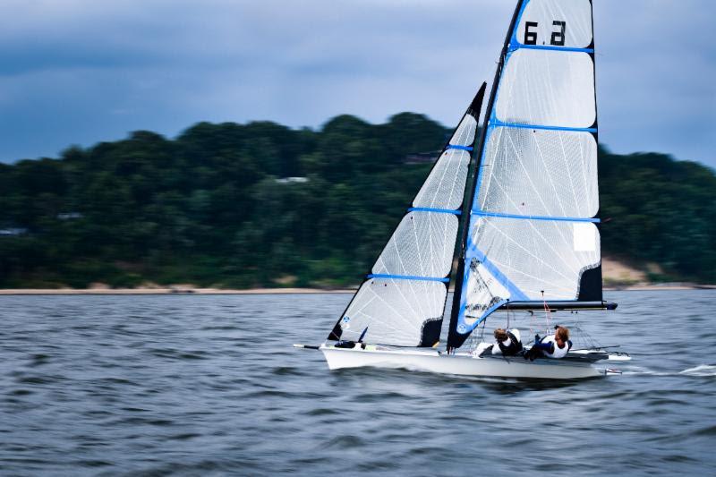 Move over match 40s, skiffs are up next - photo © Oakcliff Sailing