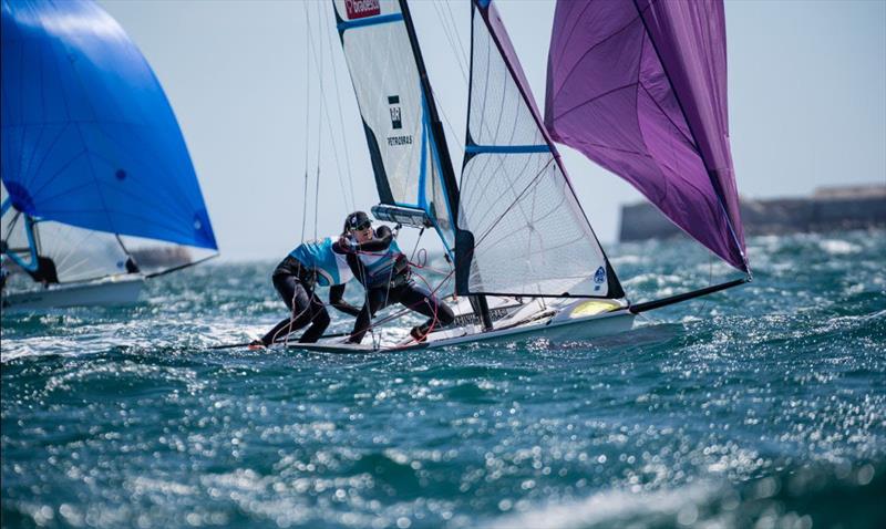 2019 Volvo 49er, FX, Nacra, European Championships - Day 2 - photo © Drew Malcolm