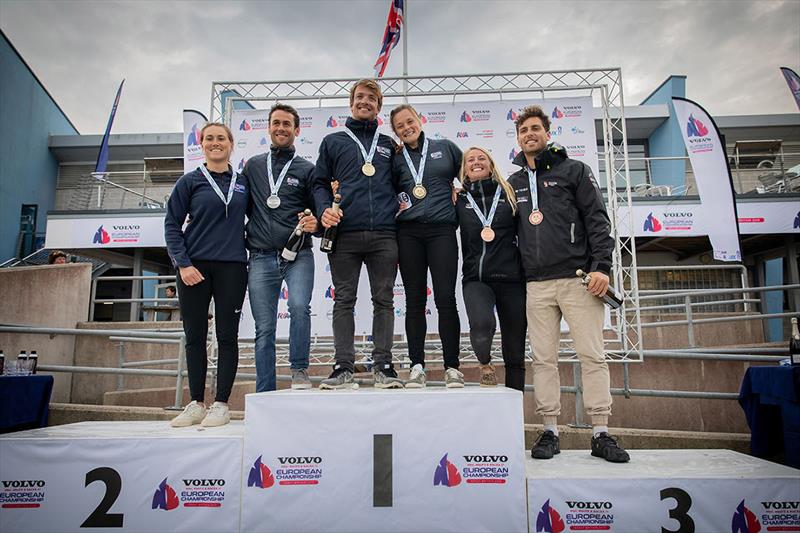 Volvo 49er, 49erFX, Nacra 17 European Championship 2019 - photo © Nick Dempsey / RYA