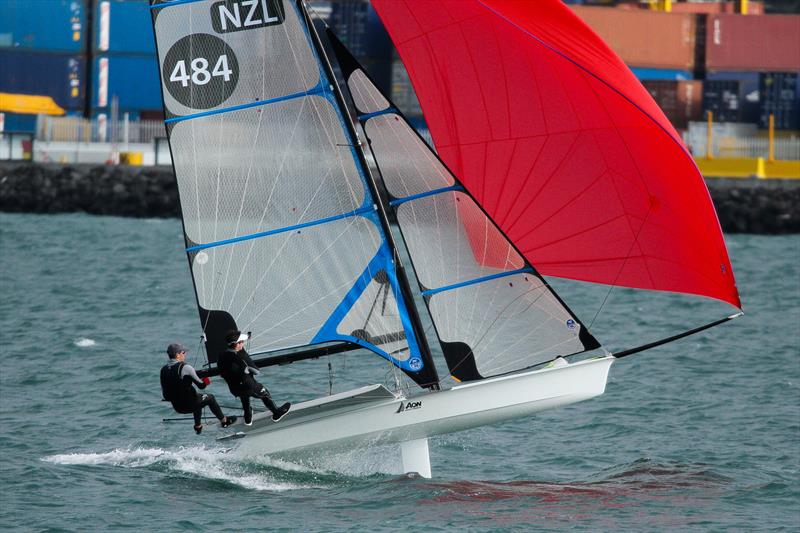 - Waitemata Harbour - July 27,  2019 photo copyright Richard Gladwell taken at Royal New Zealand Yacht Squadron and featuring the 49er FX class
