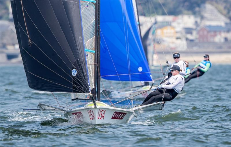 Stephanie Roble and Maggie Shea - Ready Steady Tokyo, day 3 - photo © Jesus Renedo / Sailing Energy / World Sailing