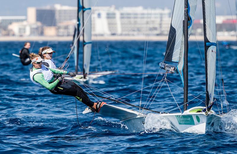 Reigning world and euro champions Annemiek Bekkering and Annette Deutz (NED) - photo © Sailing Energy-Trofeo Sofia Iberostar