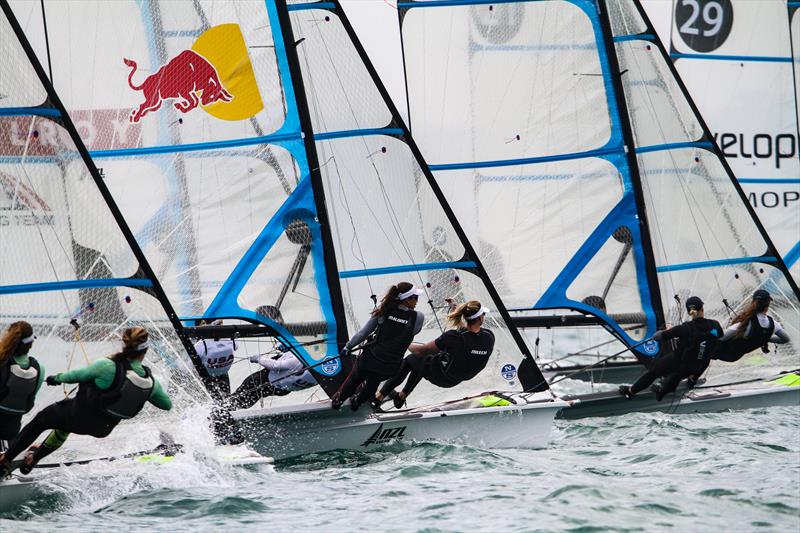 49erFX - Hyundai World Championships, Oceania Championship, Day 3, November 27,  2019, Royal Akarana Yacht Club. - photo © Richard Gladwell / Sail-World.com