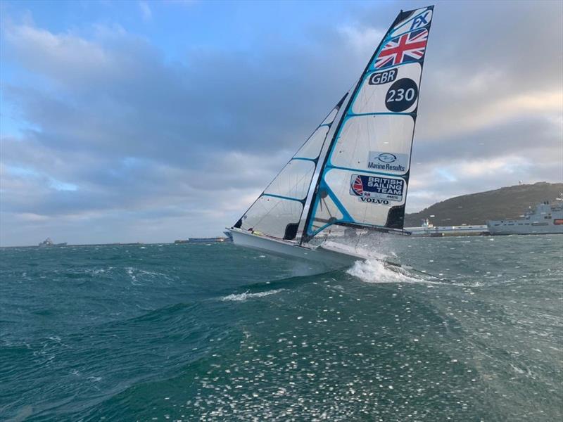 Megan Brickwood and Steph Orton photo copyright British Sailing Team taken at  and featuring the 49er FX class