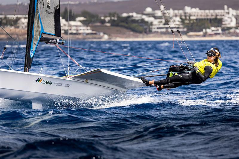 2021 Lanzarote International Regatta - Day 5 photo copyright Sailing Energy taken at  and featuring the 49er FX class