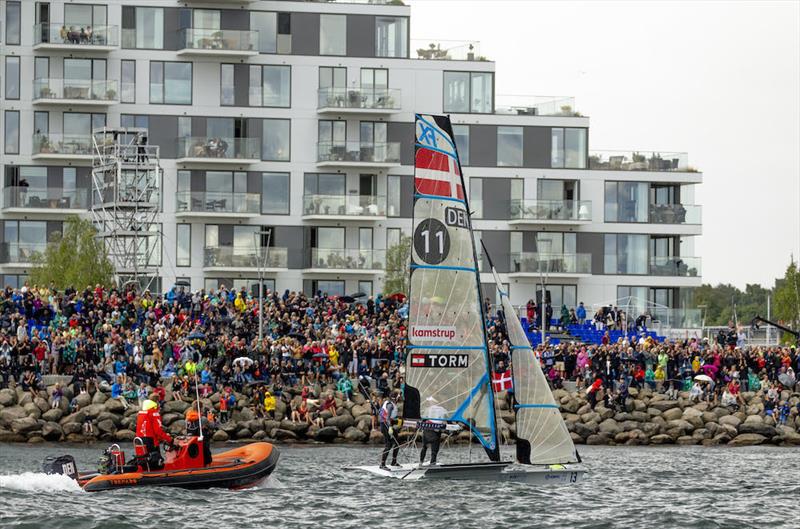 Hempel Sailing World Championships photo copyright Pedro Martinez / Sailing Energy taken at  and featuring the 49er FX class