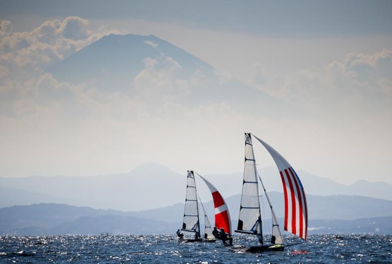 Stephanie Roble (East Troy, Wis.) Maggie Shea (Wilmette, Ill.), 49erFX. - photo © Sailing Energy / US Sailing