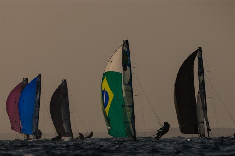 2021 Nacra 17, 49erFX and 49er World Championships in Mussanah - Day 3 - photo © Sailing Energy / Pedro Martinez