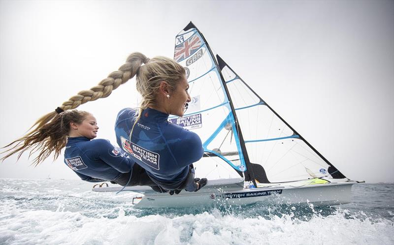New-look British Sailing Team caught on camera photo copyright Mark Lloyd / Lloyd Images taken at  and featuring the 49er FX class