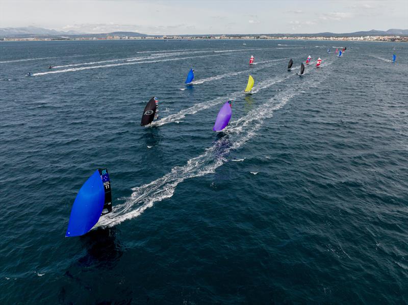 Alex Maloney and Olivia Hobbs 49erFX  (NZL ) - Trofeo Princesa Sofia - Mallorca - April 2022 photo copyright Sailing Energy taken at Real Club Náutico de Palma and featuring the 49er FX class