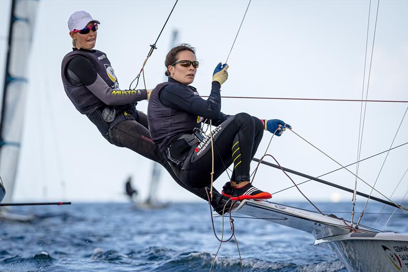 The first and last appearance in the 49erFX after Olympic silver will be for Tina Lutz and Susann Beucke at their favorite regatta, Kieler Woche photo copyright Sascha Klahn / Kieler Woche taken at Kieler Yacht Club and featuring the 49er FX class
