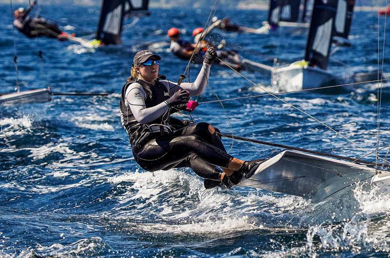 Alex Maloney and Olivia Hobbs (NZL) - 49er FX -World Championship August 31st - September 5th, 2022, Halifax, Nova Scotia, Canada photo copyright Sailing Energy taken at Royal Nova Scotia Yacht Squadron and featuring the 49er FX class