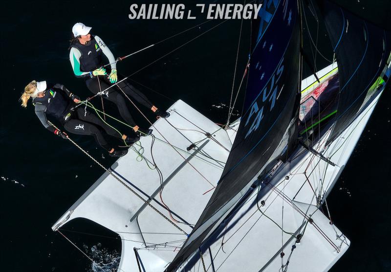 Tess Lloyd and Dervla Duggan - photo © Sailing Energy