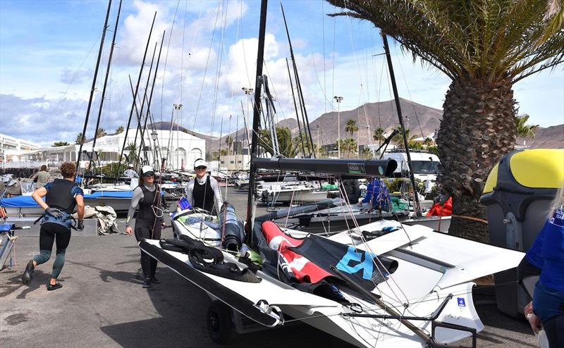 Lanzarote International Regatta photo copyright Lanzarote Sailing Center taken at  and featuring the 49er FX class