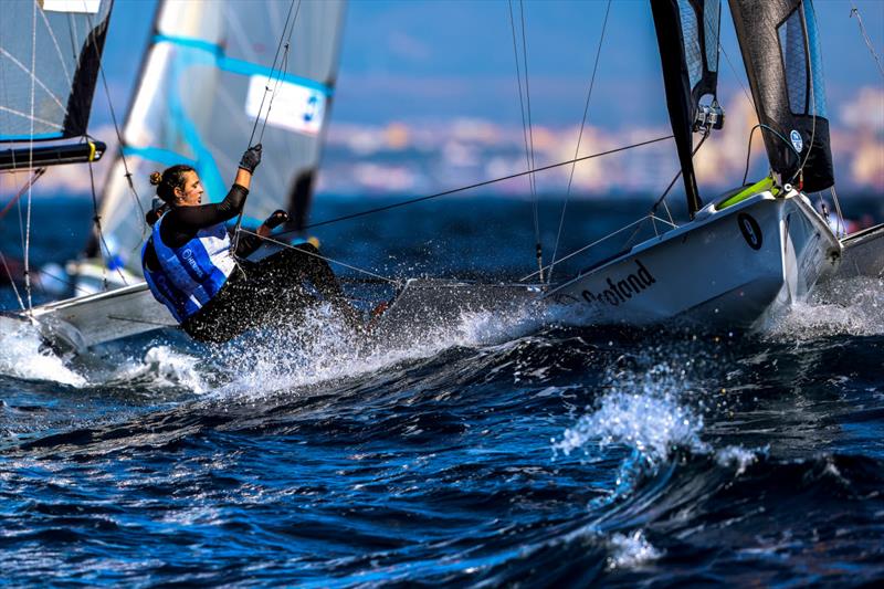 51 Trofeo S.A.R. Princesa Sofía Mallorca, first event of the 2022 Hempel World Cup Series 08 April, 2022 photo copyright Sailing Energy taken at Real Club Náutico de Palma and featuring the 49er FX class