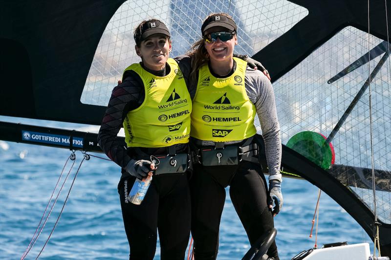 Gold for Grael & Kunze (BRA) in the 49erFX at the 2023 Princess Sofia Regatta photo copyright Sailing Energy / Trofeo Princesa Sofía taken at Real Club Náutico de Palma and featuring the 49er FX class